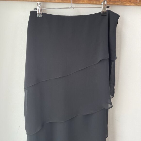 Joseph Ribcoff black long dressy skirt size 10 - Picture 5 of 11